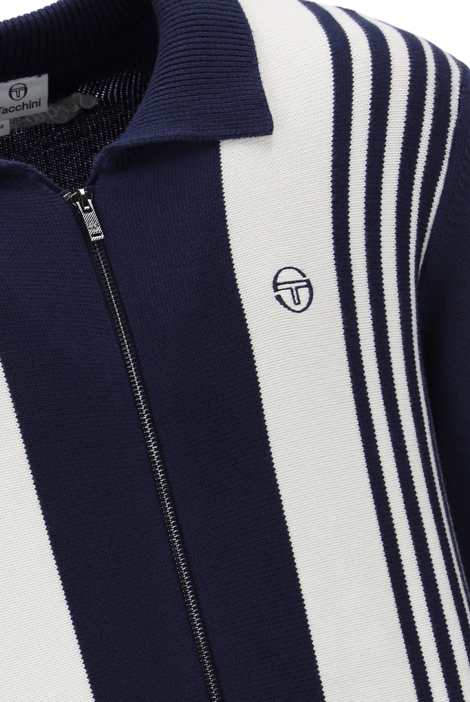 Sergio Tacchini Cipri Cardigan - Navy/White