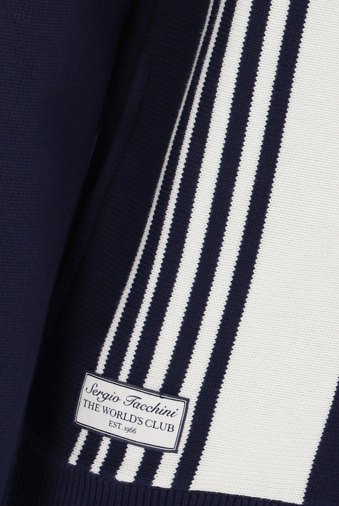 Sergio Tacchini Cipri Cardigan - Navy/White