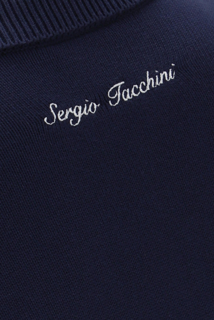 Sergio Tacchini Cipri Cardigan - Navy/White