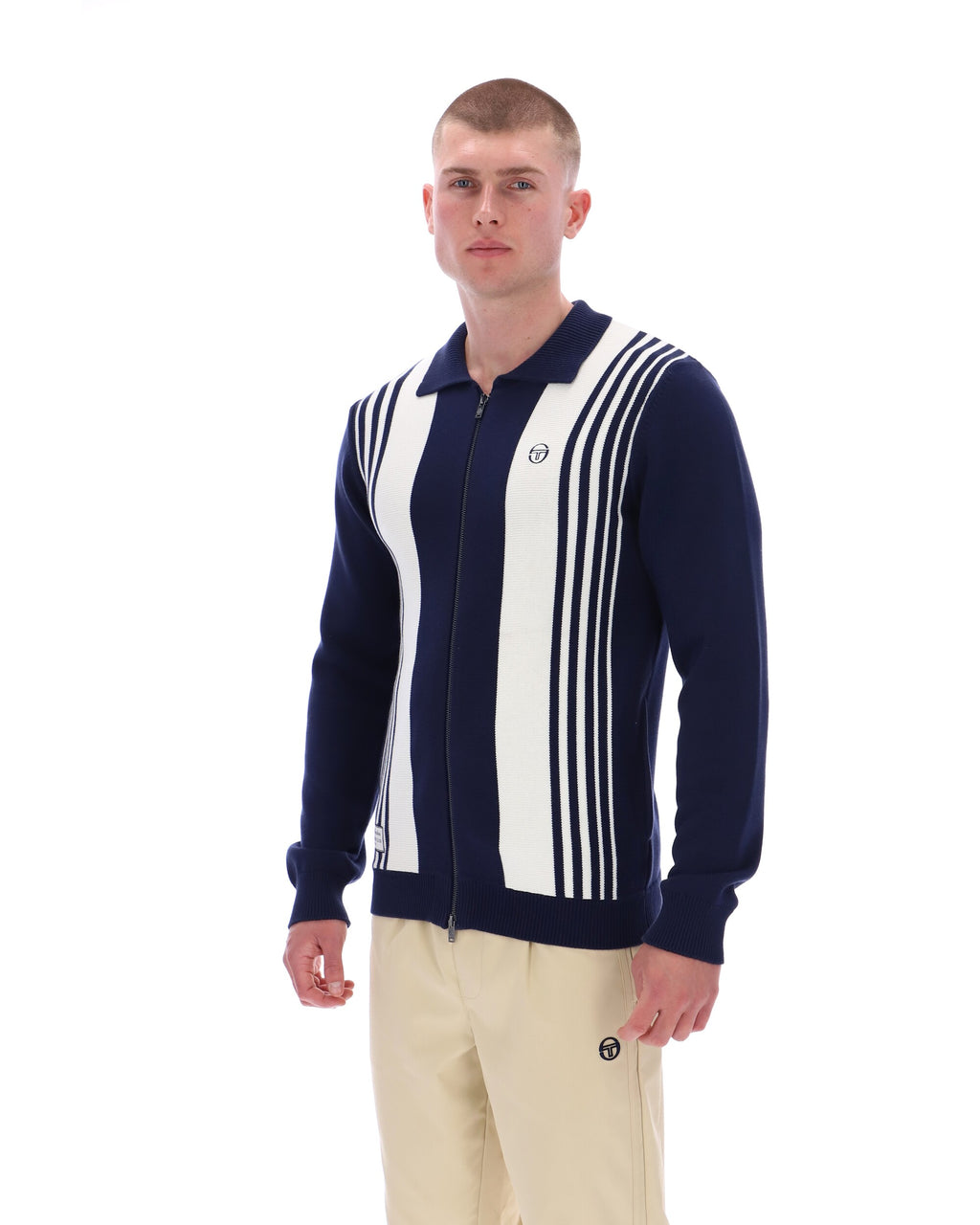 Sergio Tacchini Cipri Cardigan - Navy/White