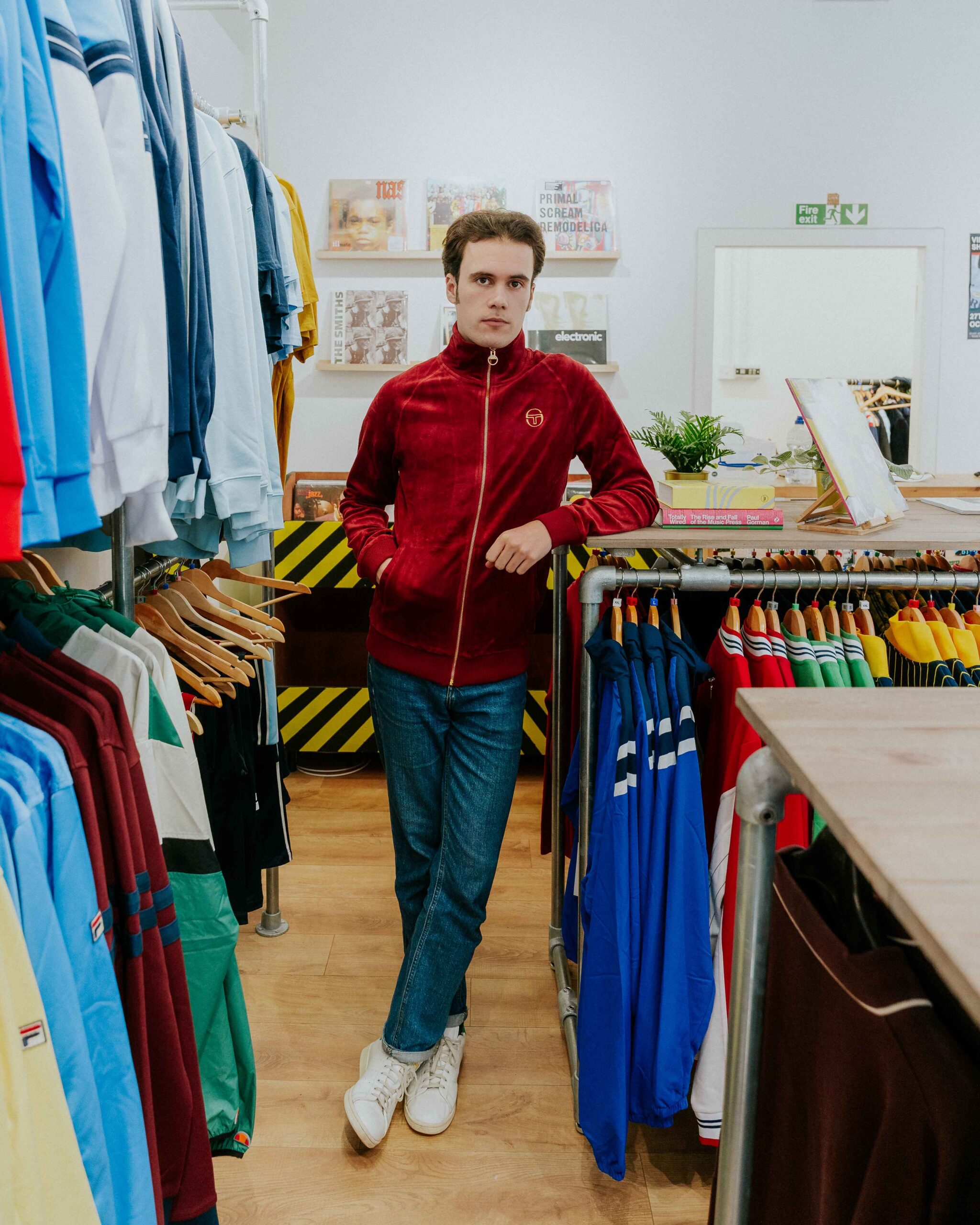 Sergio Tacchini Court Velour Track Top