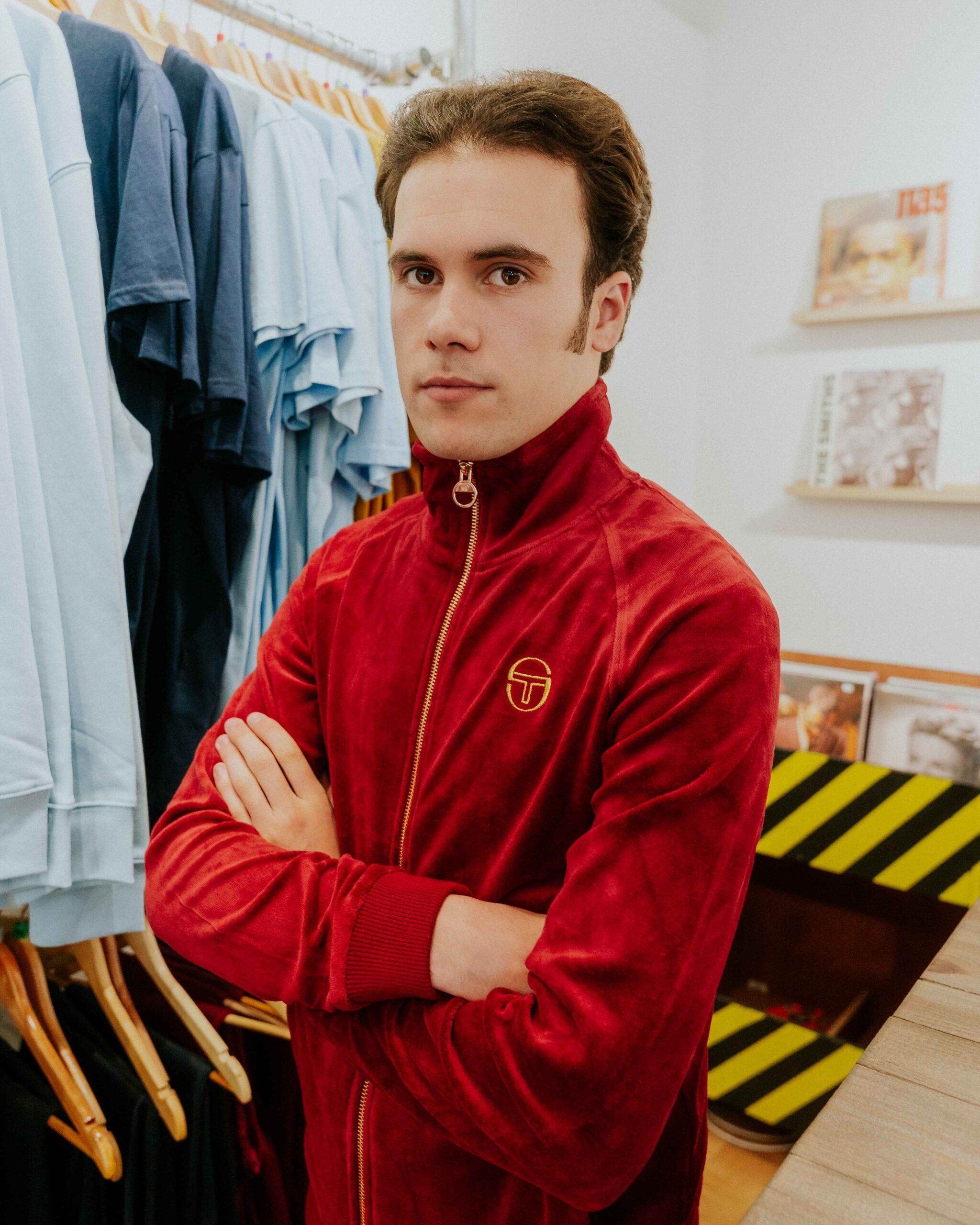 Sergio Tacchini Court Velour Track Top