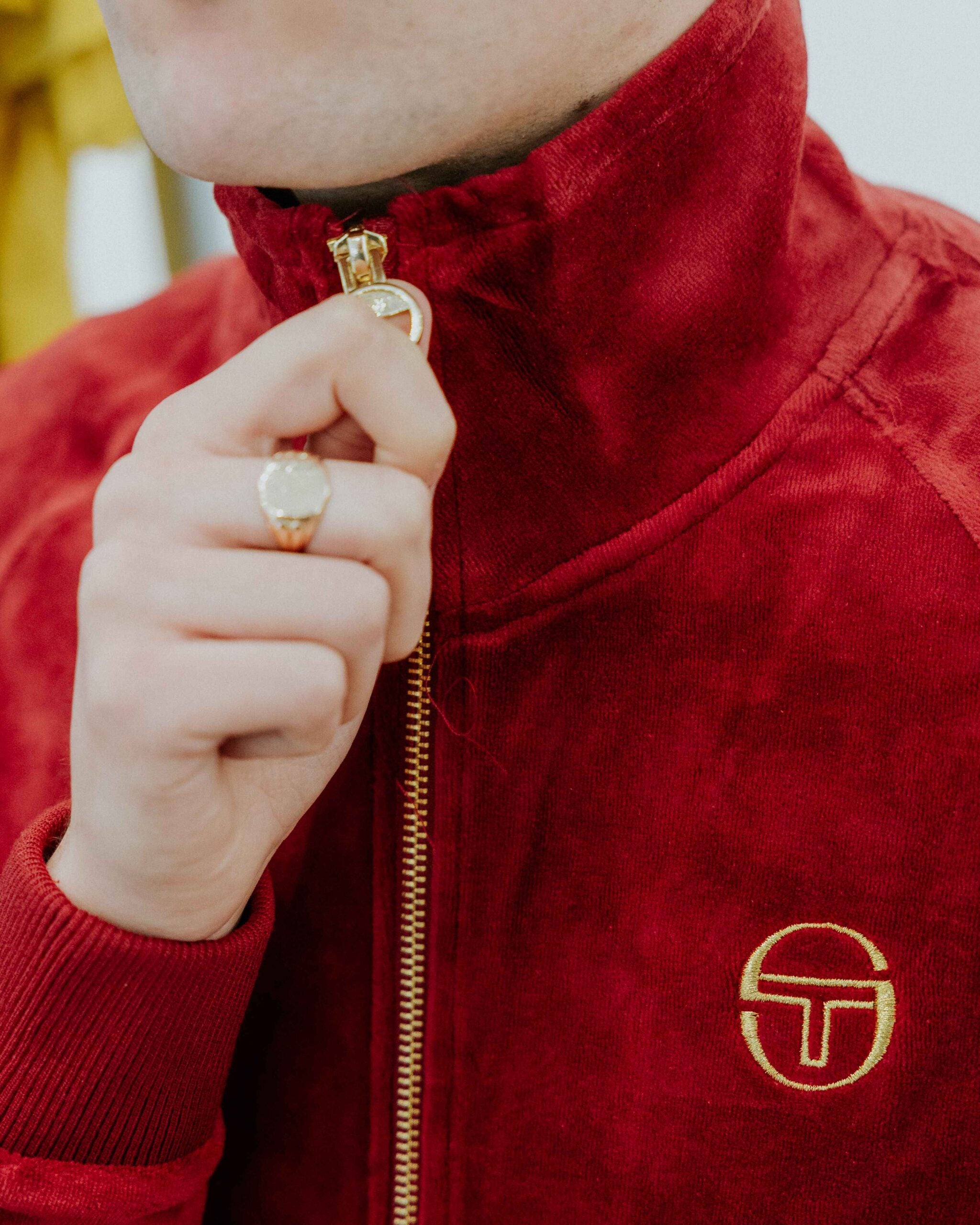 Sergio Tacchini Court Velour Track Top