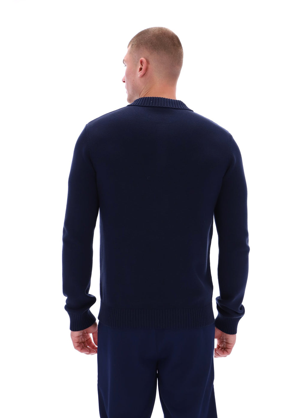 Sergio Tacchini Damarindo Knitted Polo - Navy/White