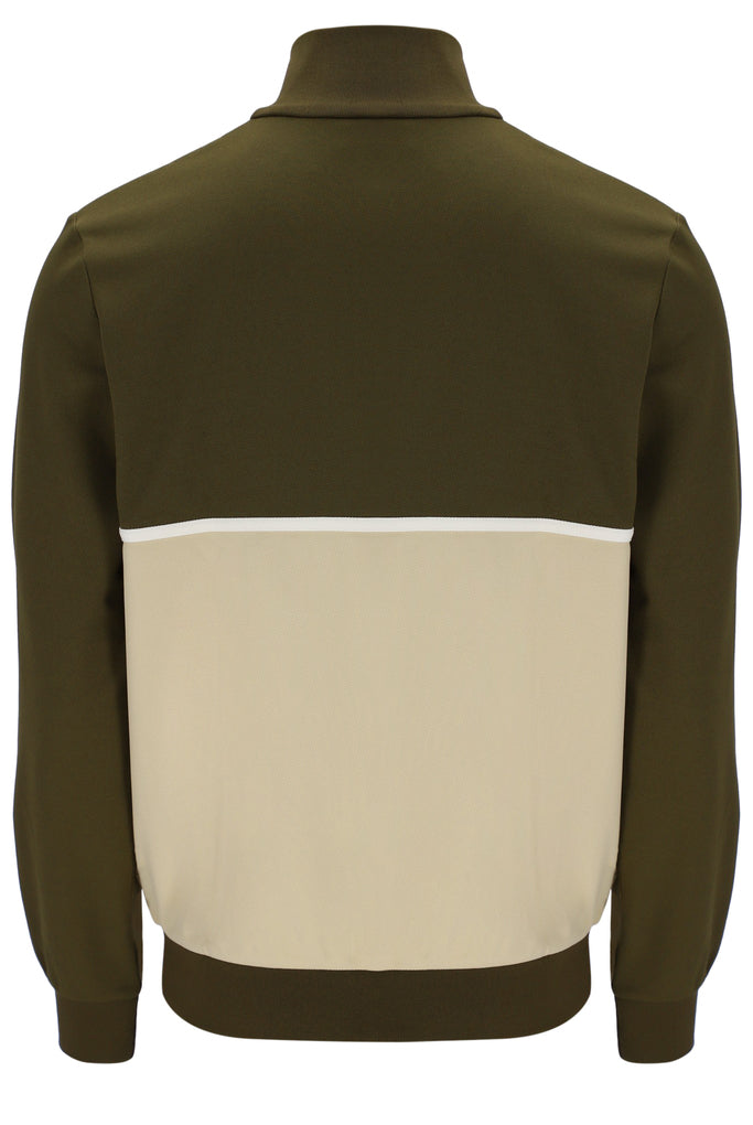 Sergio Tacchini Locchi Track Top - Olive/Sand