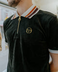 Sergio Tacchini Mahony Velour Polo - Black