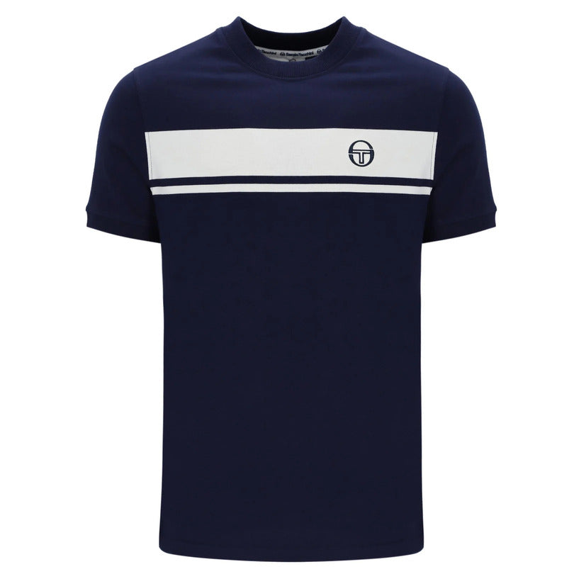 Sergio Tacchini Master T-Shirt - Navy/White