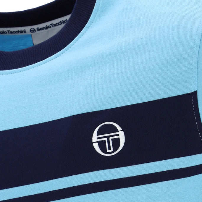Sergio Tacchini Master T-Shirt - Sky Blue/Navy