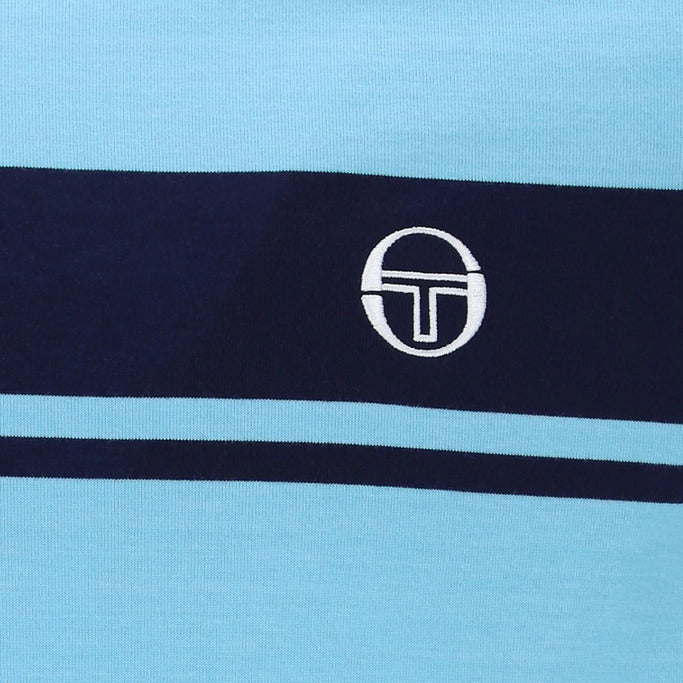 Sergio Tacchini Master T-Shirt - Sky Blue/Navy