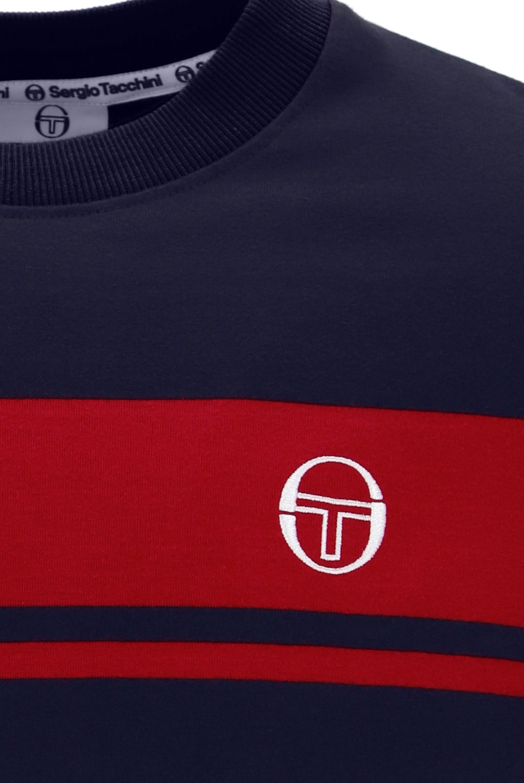 Sergio Tacchini Master T-Shirt - Navy/Red