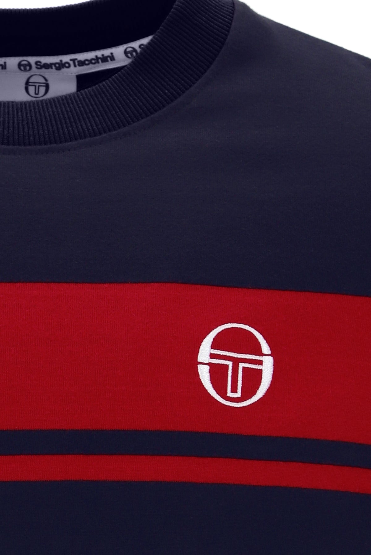 Sergio Tacchini Master T-Shirt - Navy/Red