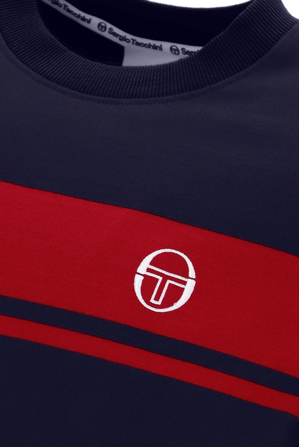 Sergio Tacchini Master T-Shirt - Navy/Red
