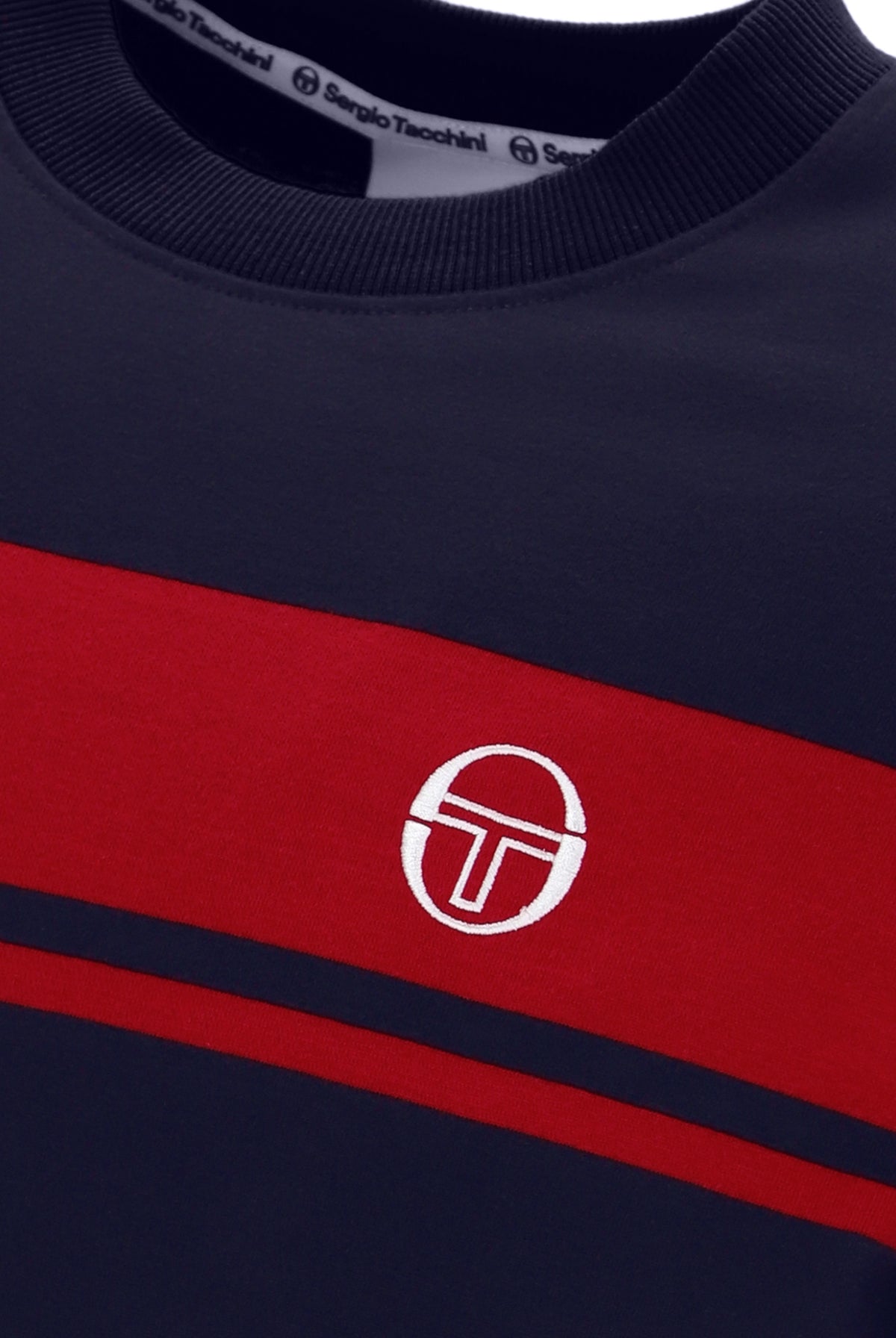 Sergio Tacchini Master T-Shirt - Navy/Red