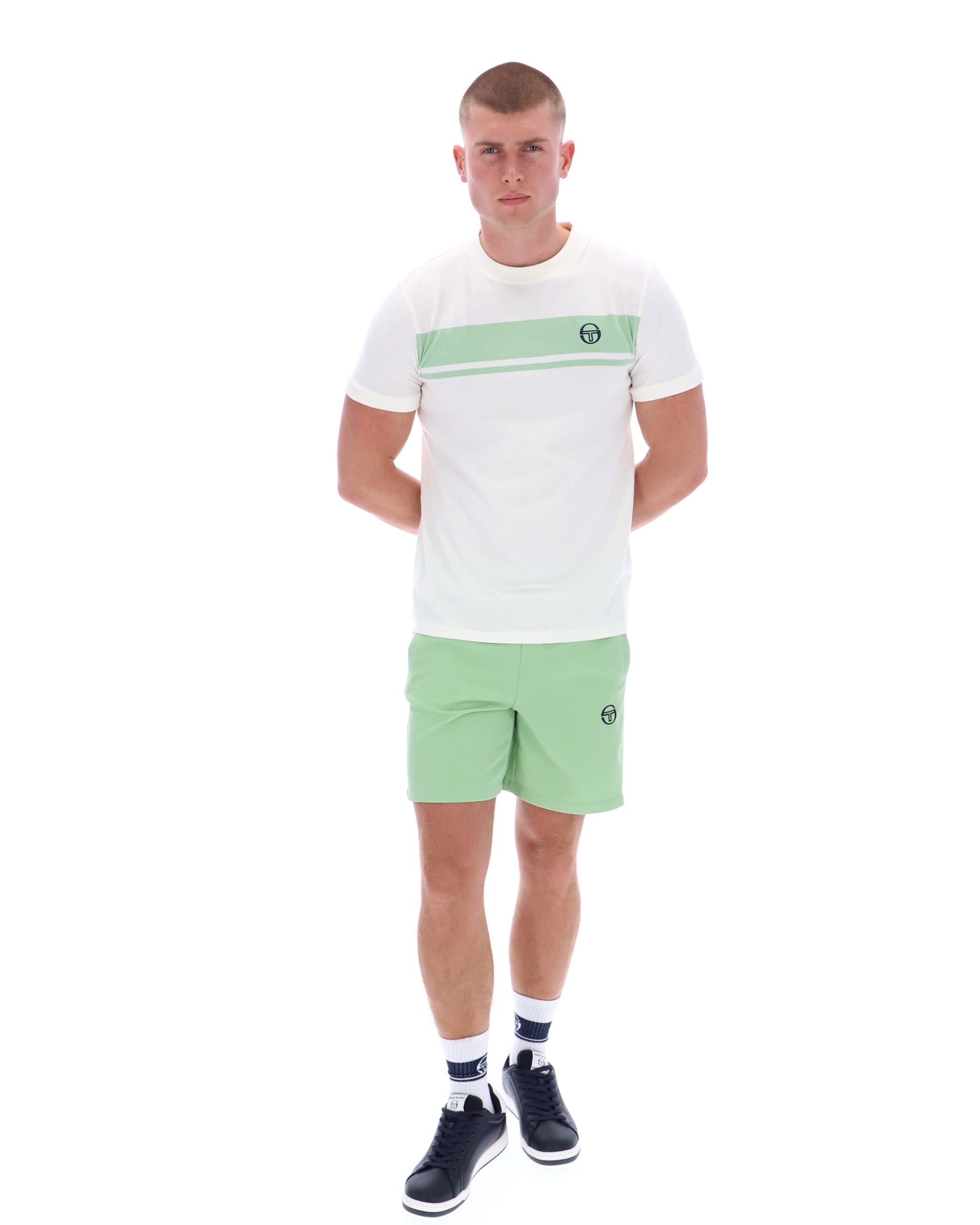 Sergio Tacchini Master T-Shirt - White/Mint
