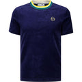 Sergio Tacchini Monte Velour T-Shirt - Navy