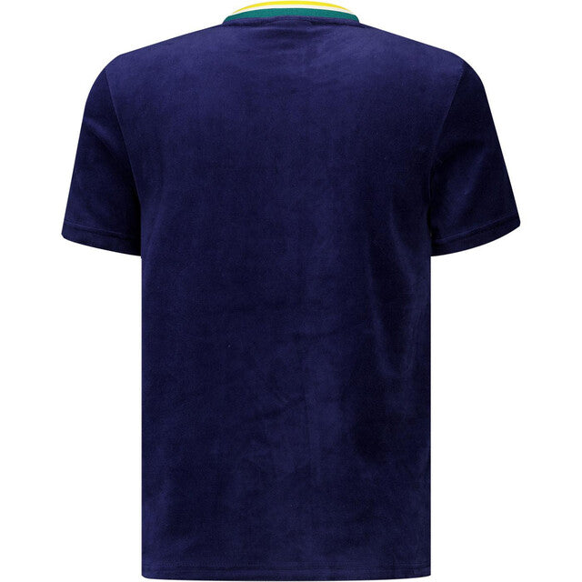 Sergio Tacchini Monte Velour T-Shirt - Navy
