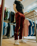 Sergio Tacchini Track Pants - Maroon