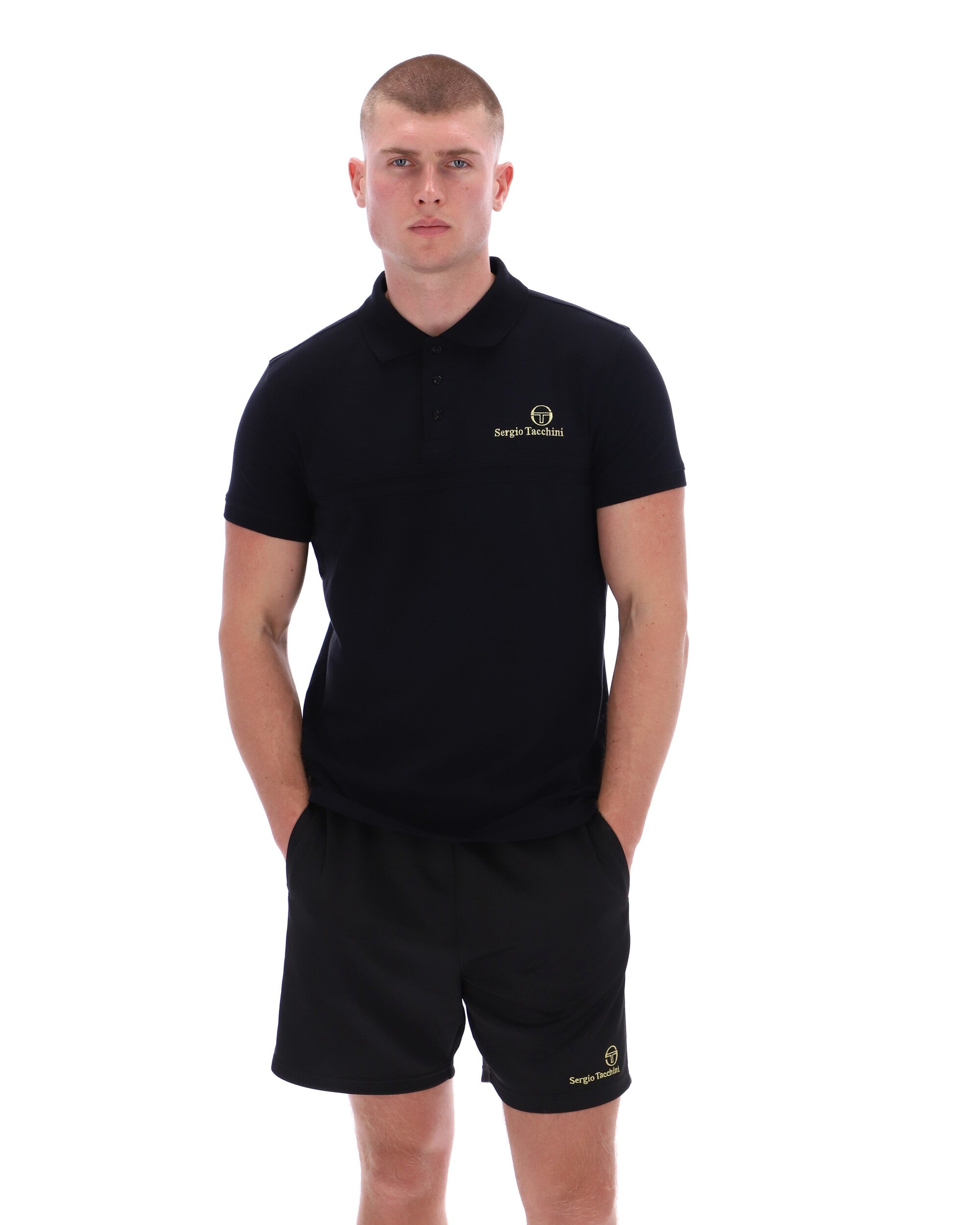 Sergio Tacchini Primo Polo - Black/Gold