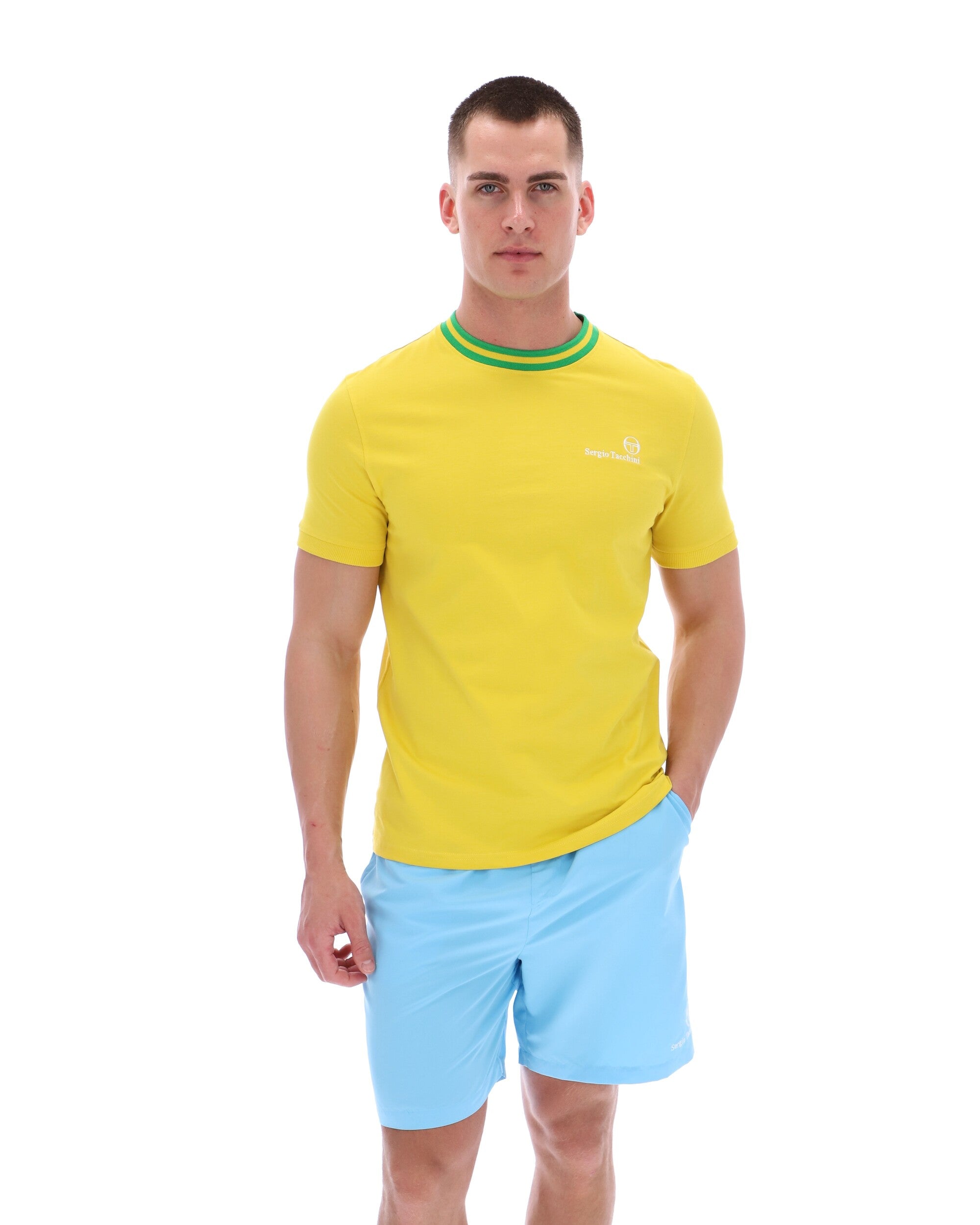 Sergio Tacchini Rainer T-Shirt - Yellow/Green