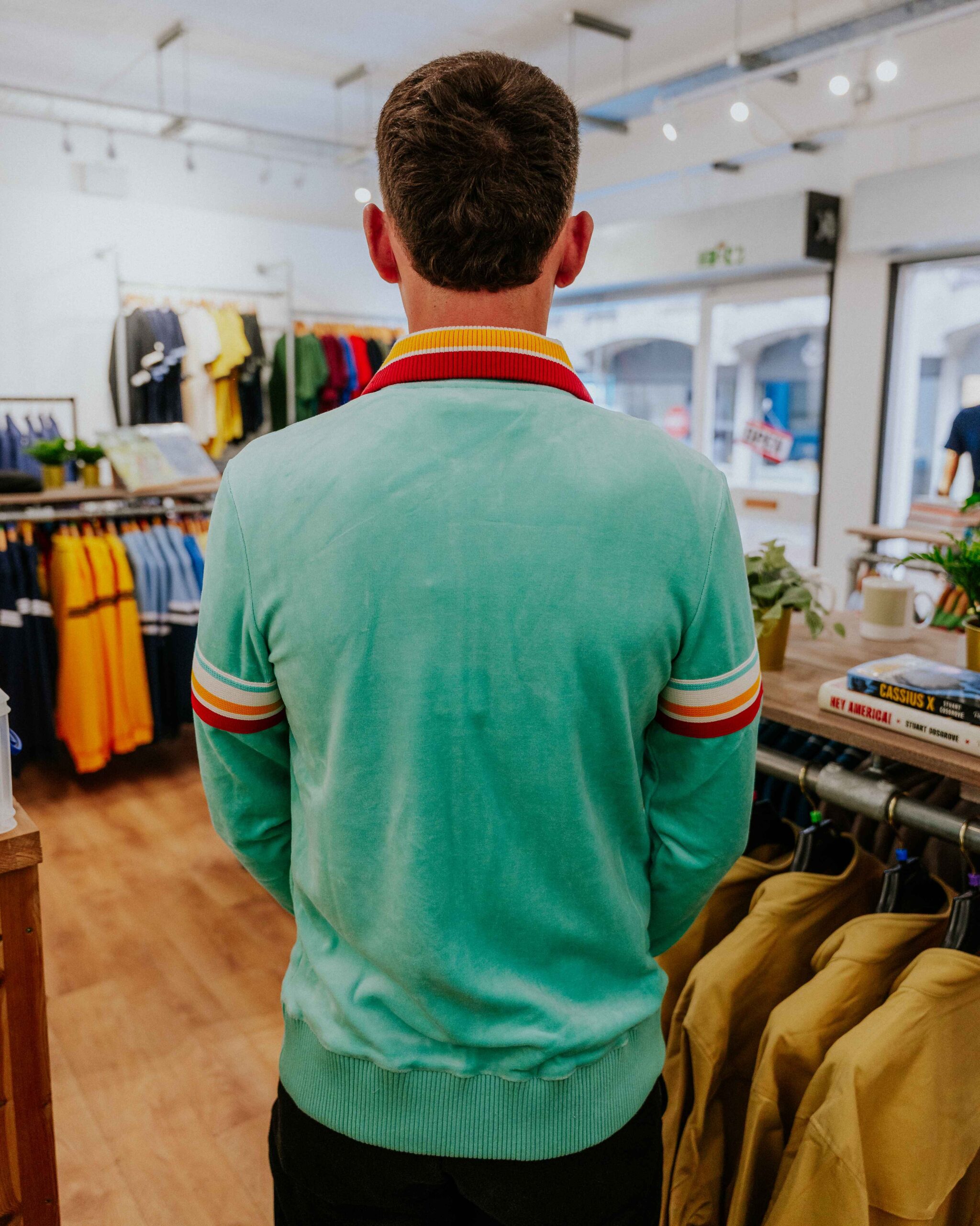 Sergio Tacchini Slice Velour Track Top - Teal