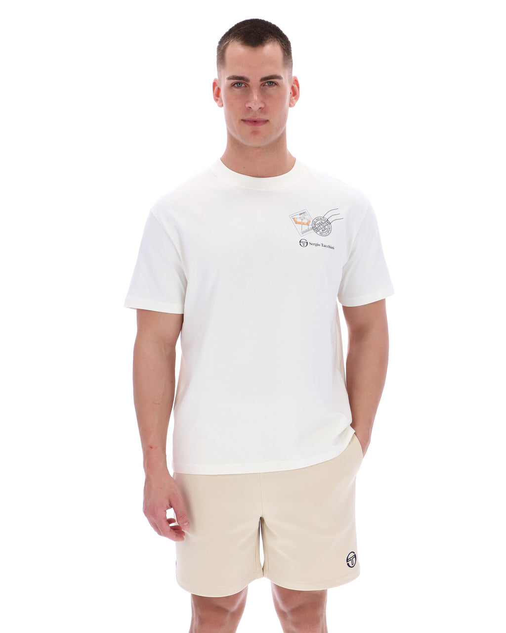Sergio Tacchini Vacanza T-Shirt - White
