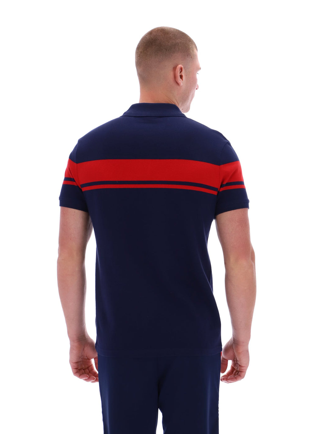 Sergio Tacchini Young Line Polo - Navy/Red