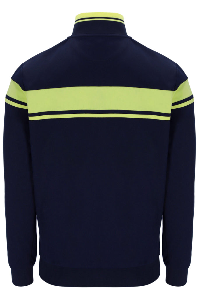 Sergio Tacchini Damarindo Track Top - Navy/Celery Green