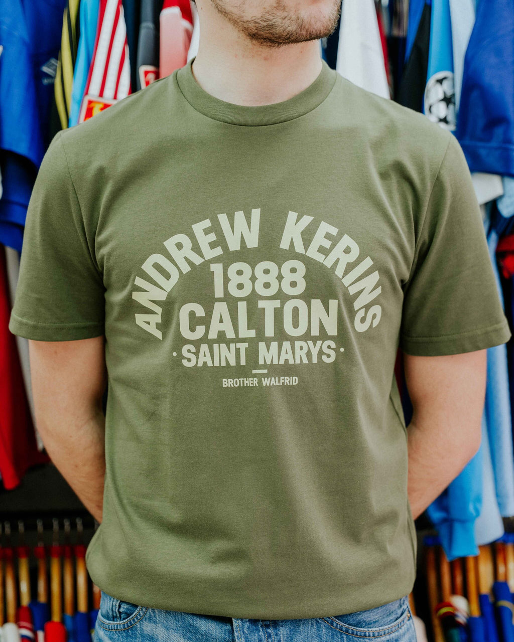 Social Recluse Brother Walfrid 1888 Tee - Khaki