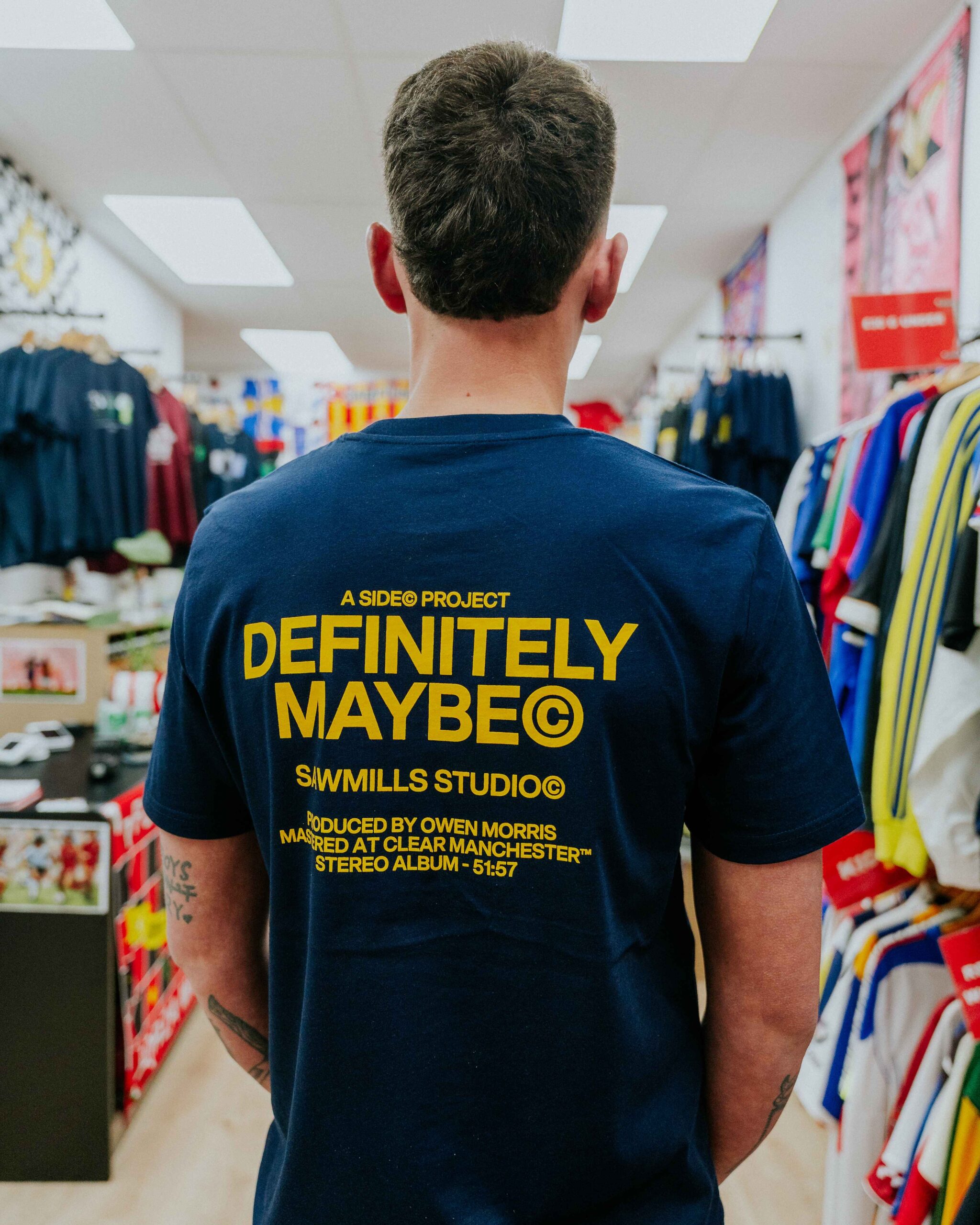 Social Recluse A-Side Project Definitely Maybe Tee