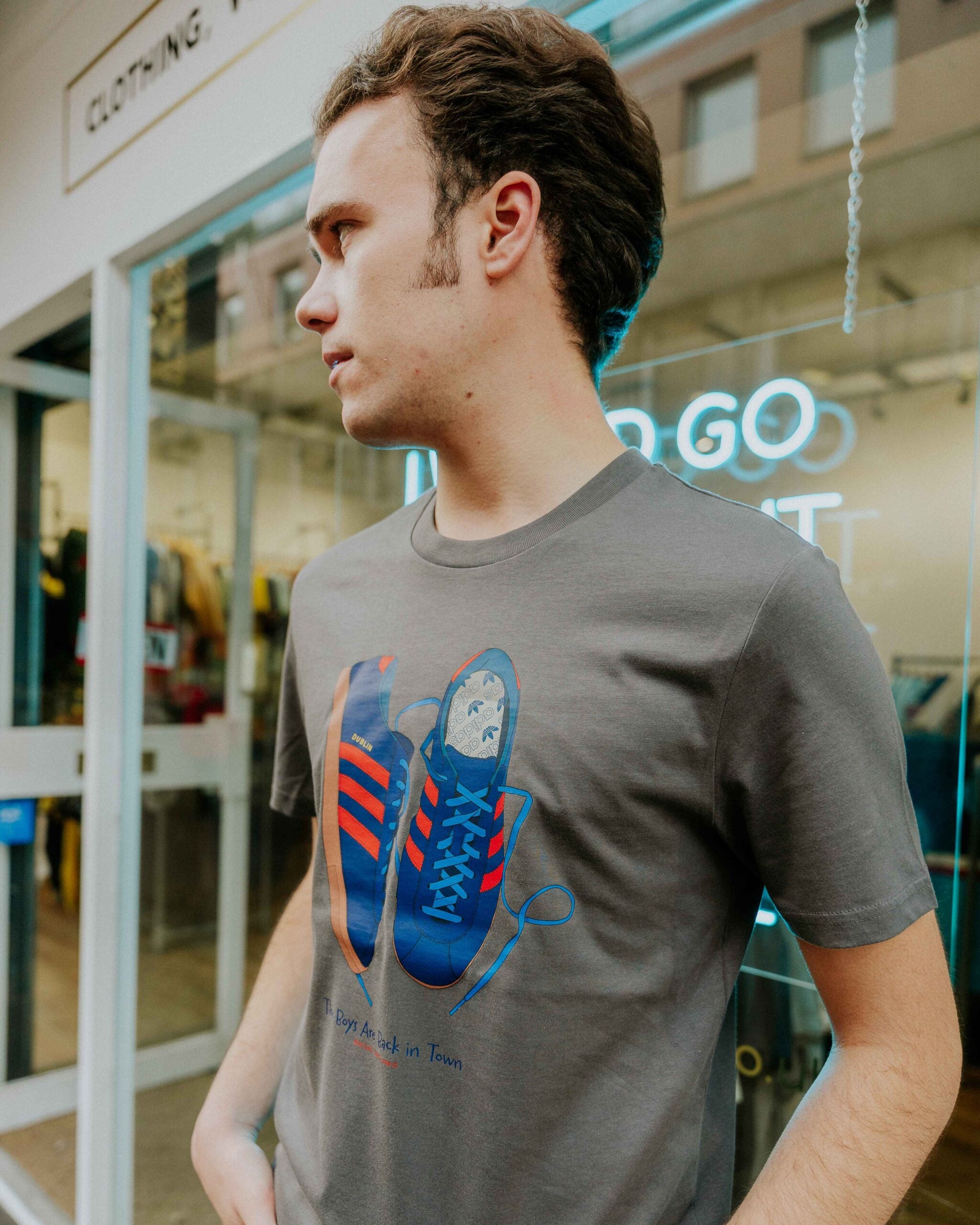 Social Recluse Thin Lizzy Tee - Charcoal