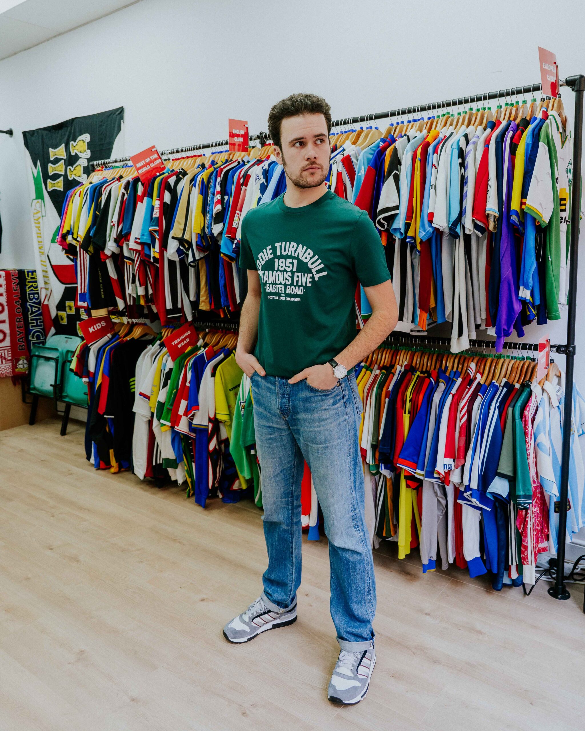 Social Recluse Eddie Turnbull '51 Tee - Glazed Green