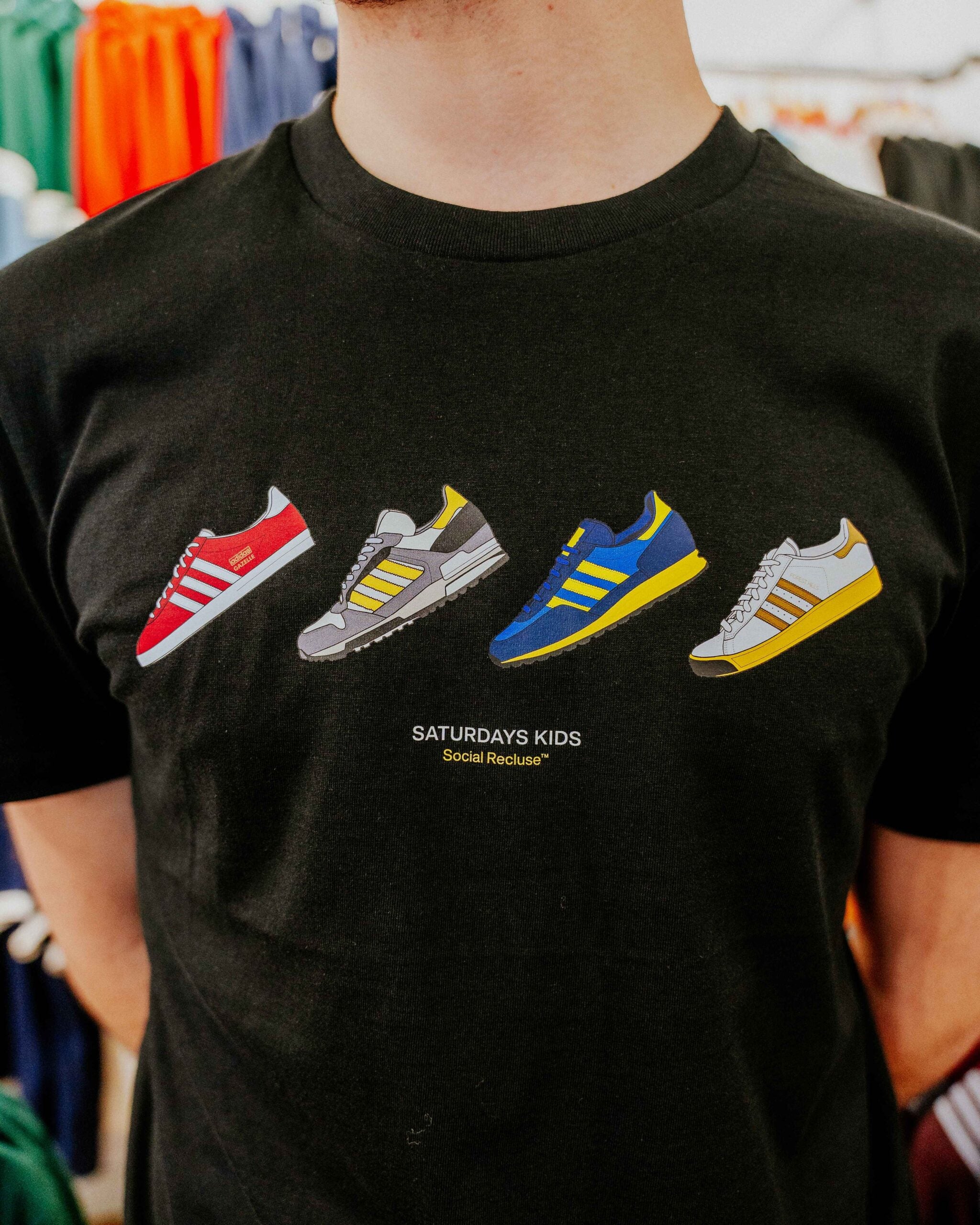 Social Recluse Four Trainers Tee