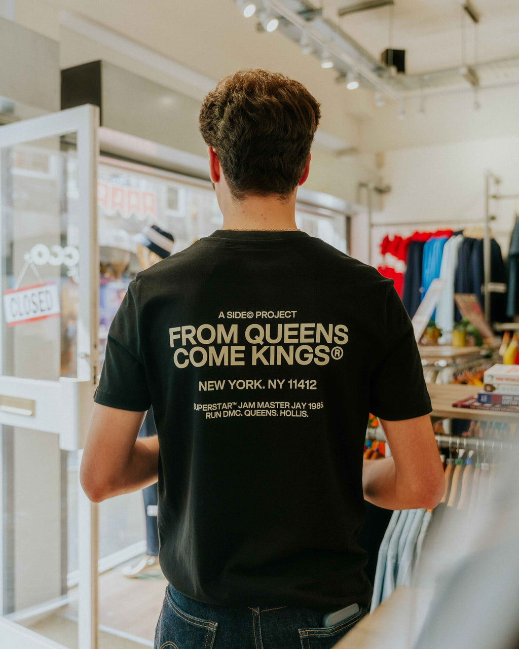 Social Recluse From Queens Come Kings A-Side Project Tee