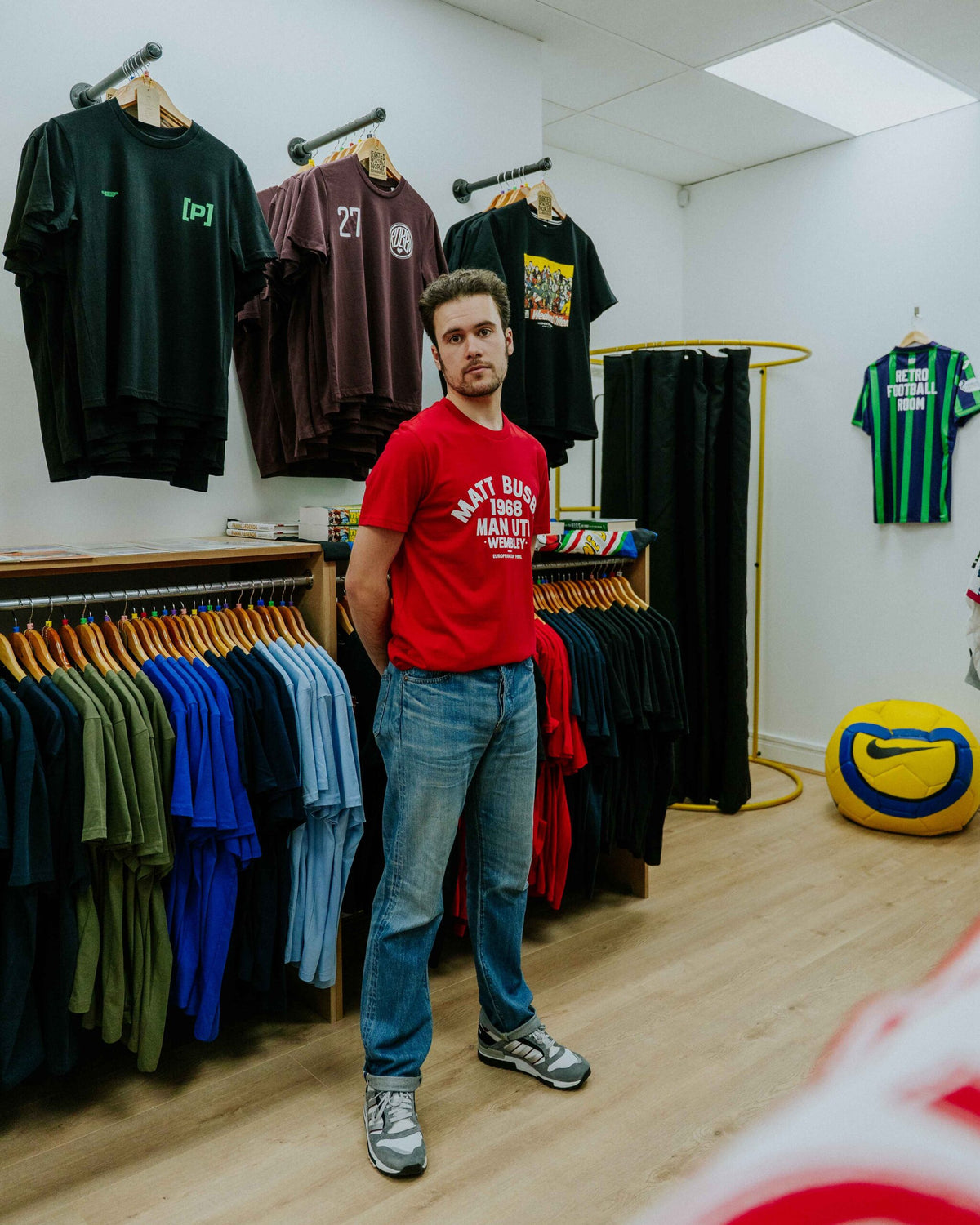 Social Recluse Matt Busby '68 Tee - Red