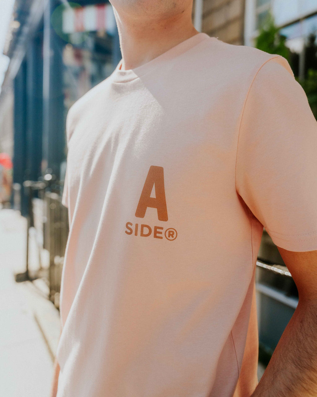 Social Recluse Modern Love A-Side Project Tee - Canyon Pink