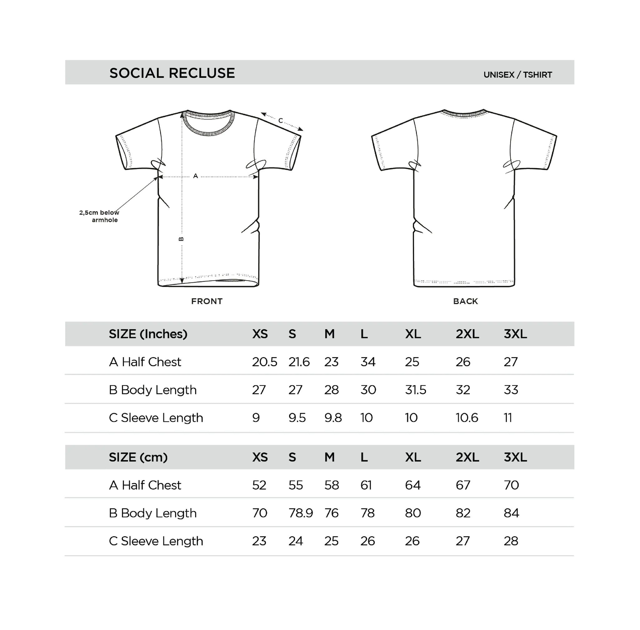 Social Recluse A-Side Project Definitely Maybe Tee