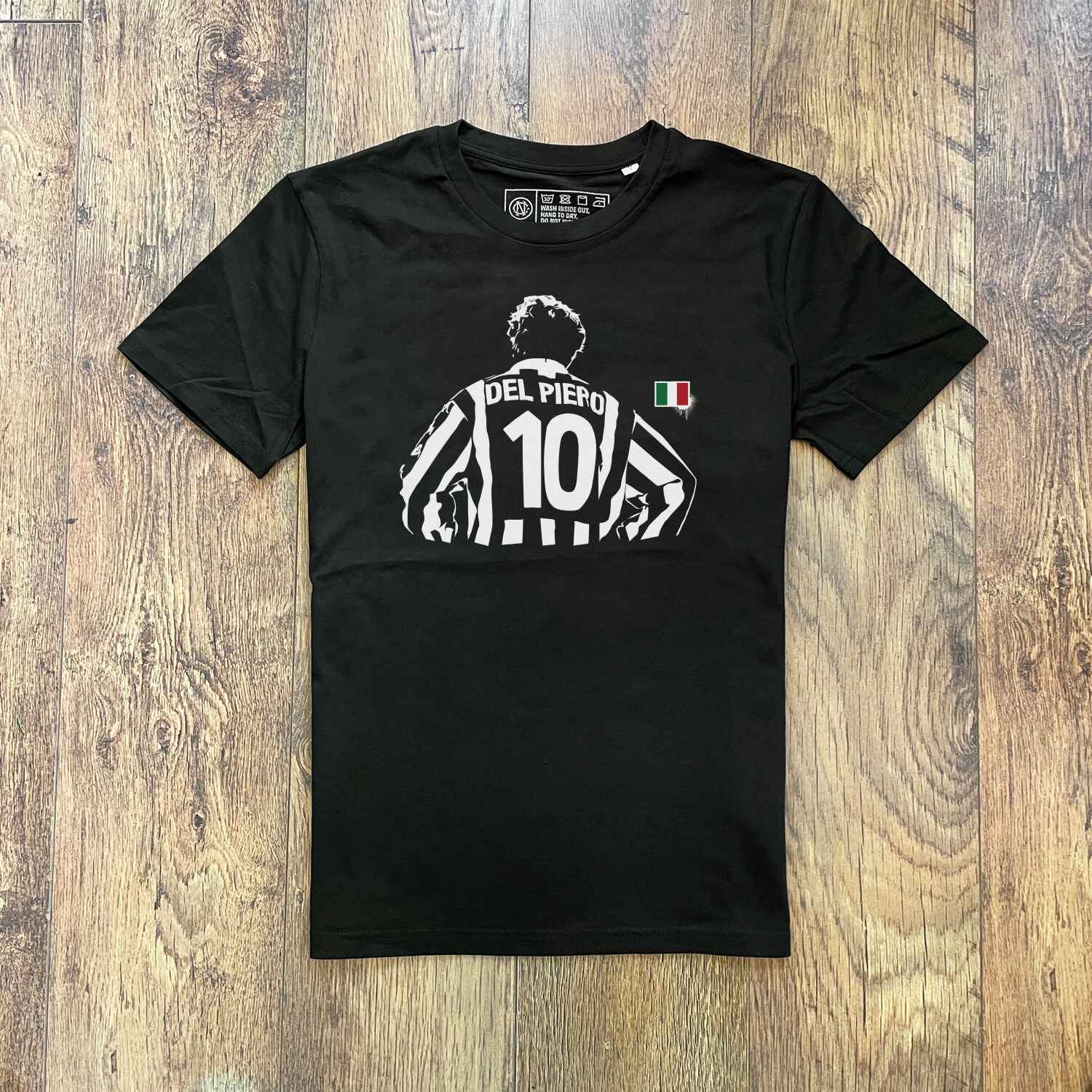 The North Curve Del Piero Tee - Black