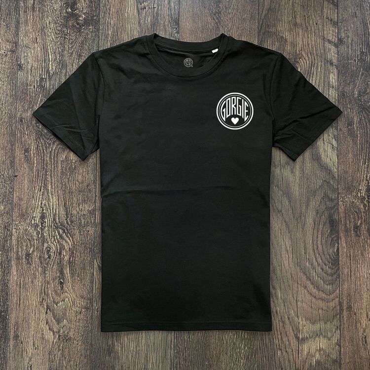 The North Curve Gorgie Tee - Black