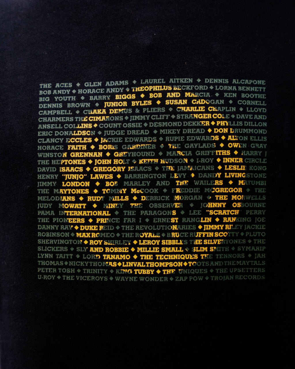 Trojan Records Artist Tee - Black/Khaki