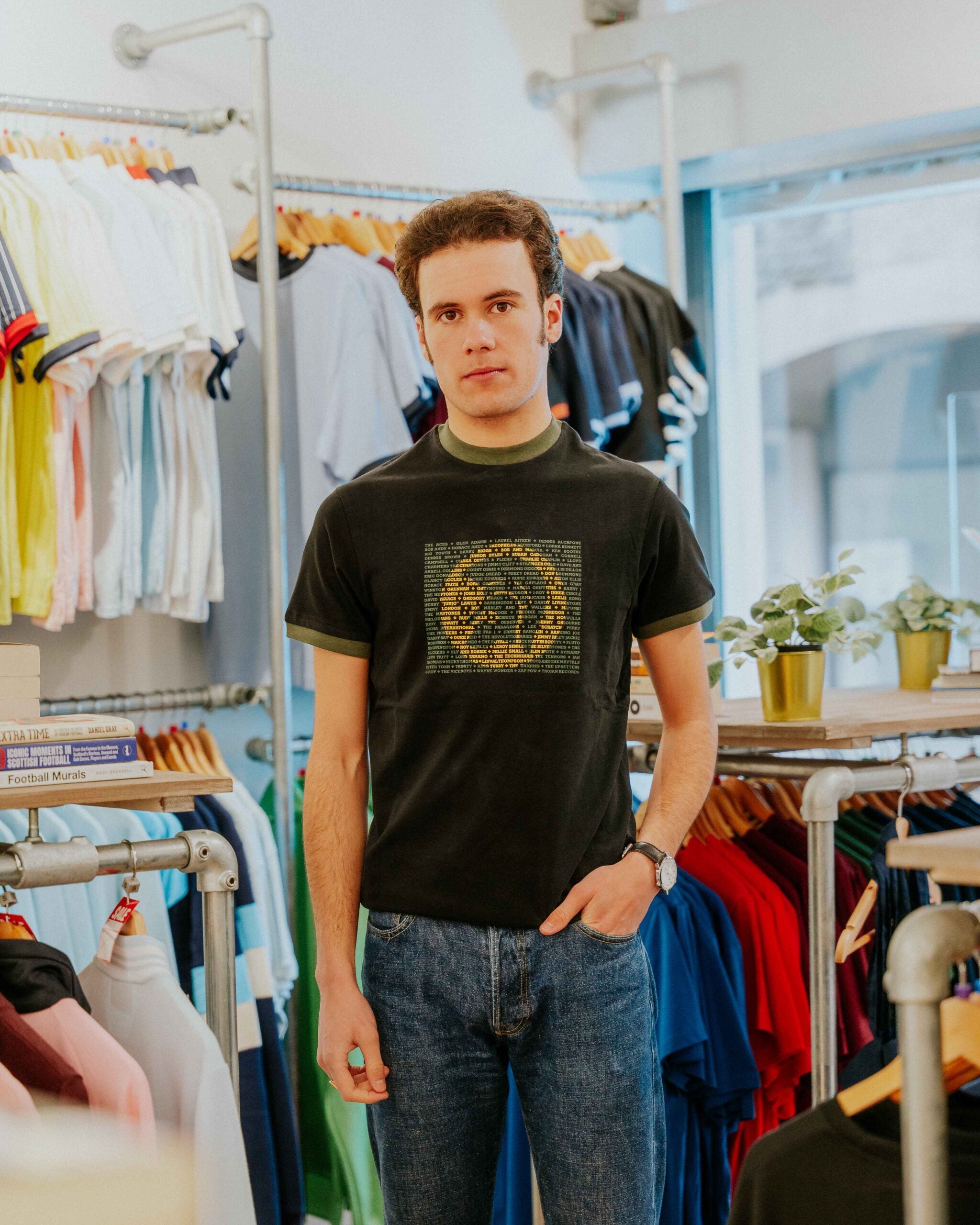 Trojan Records Artist Tee - Black/Khaki