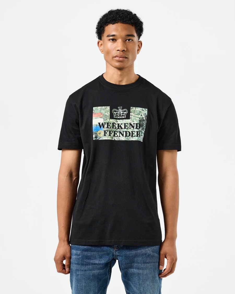 Weekend Offender Badman T-Shirt - Black