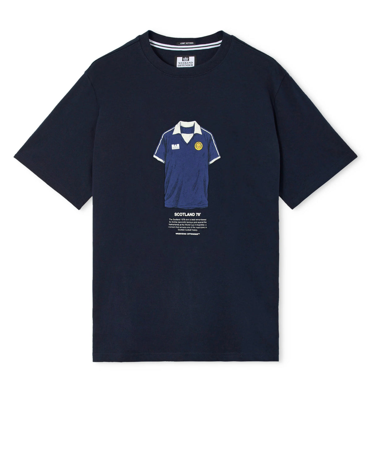 Weekend Offender Gemmill T-Shirt - Navy