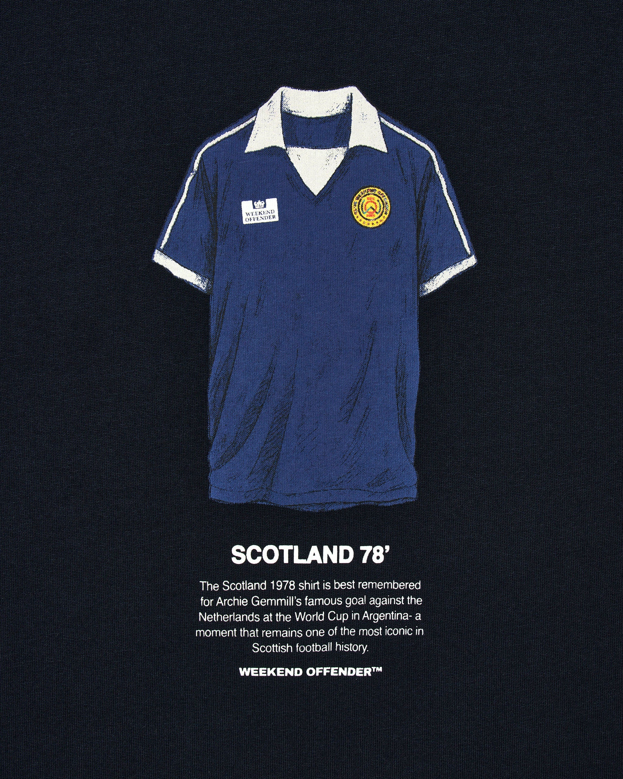 Weekend Offender Gemmill T-Shirt - Navy