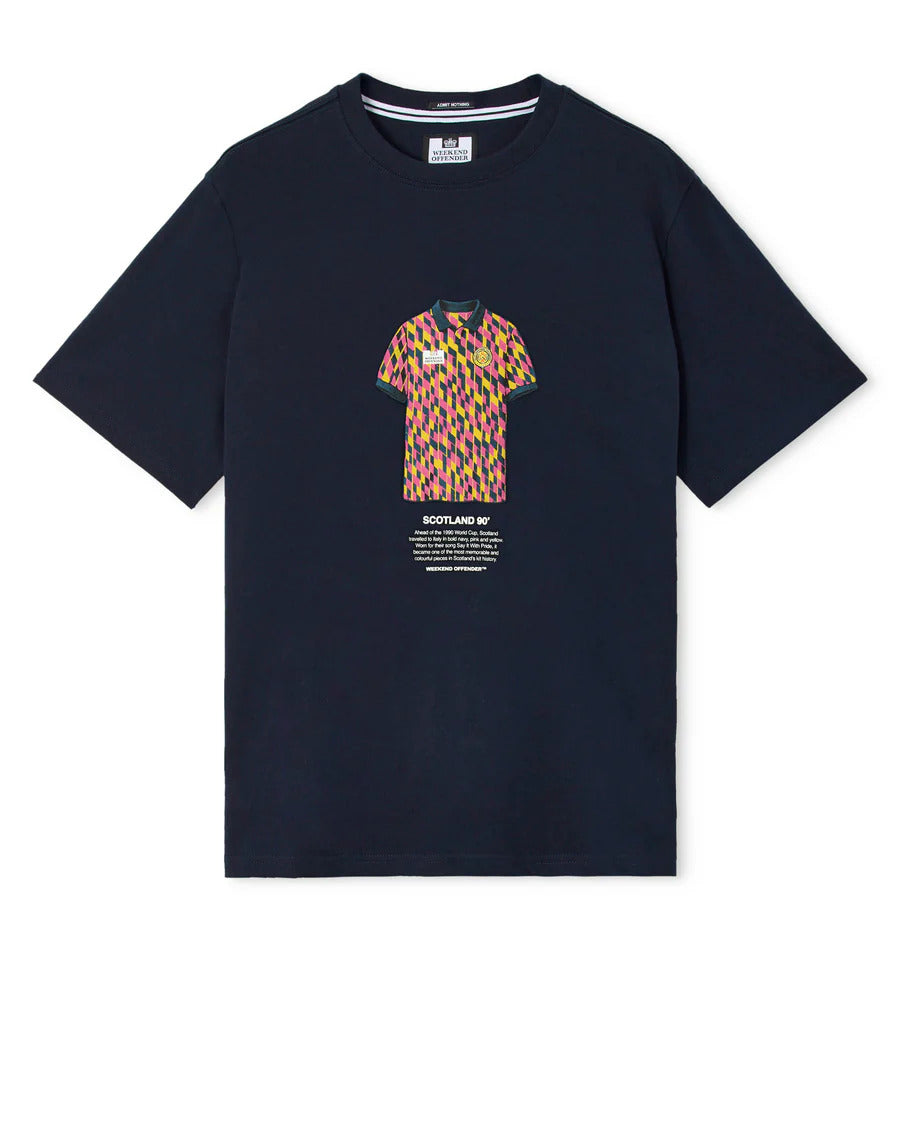Weekend Offender McCoist T-Shirt - Navy