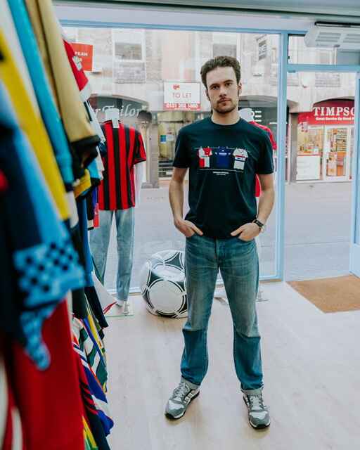 Weekend Offender Rangers Washing Line Tee - Navy