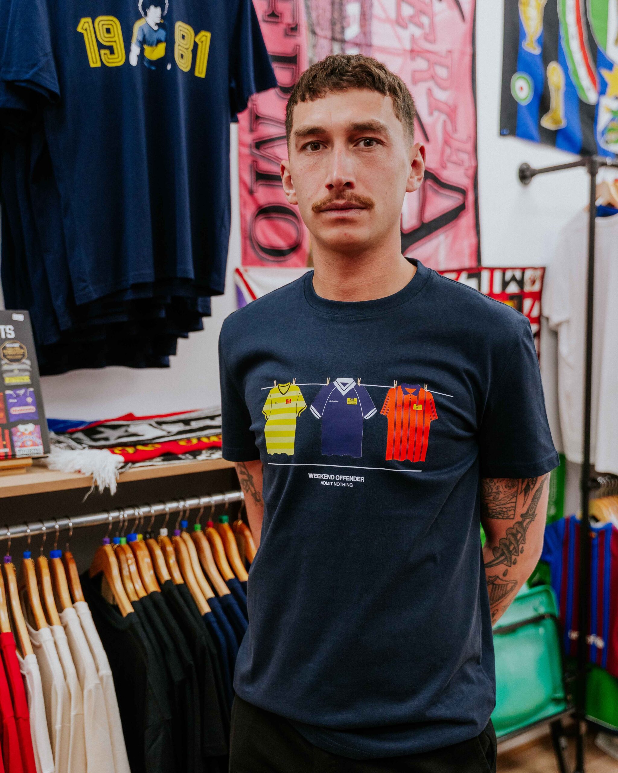 Weekend Offender Scotland Washing Line Tee
