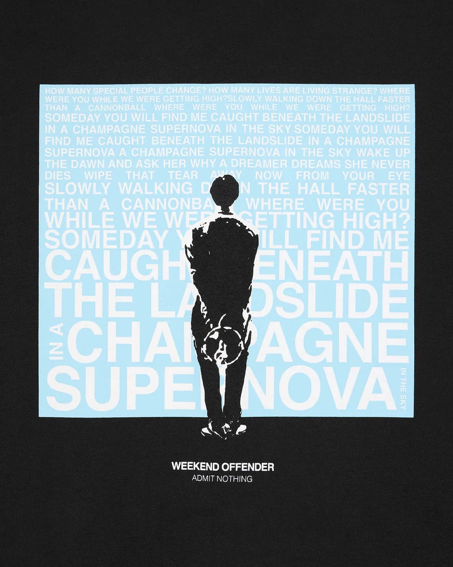 Weekend Offender Supernova T-Shirt - Black