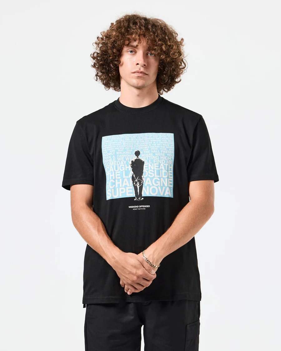 Weekend Offender Supernova T-Shirt - Black
