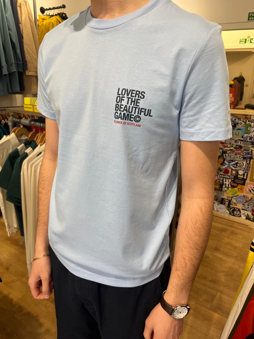 Social Recluse Scotland Tee - Soul Blue