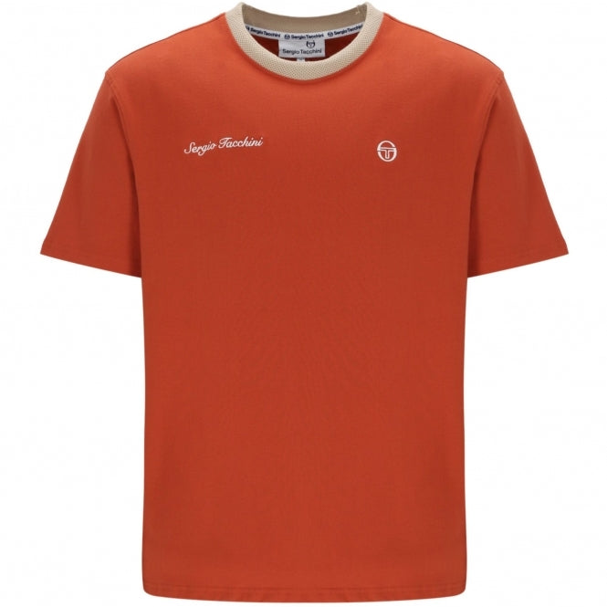 Sergio Tacchini Berto Tee - Burnt Orange